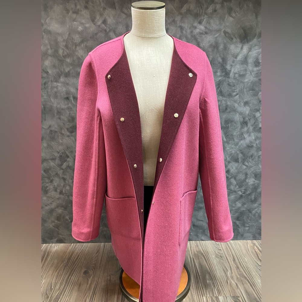 Gerard Darel Sabrina Reversible Wool Coat